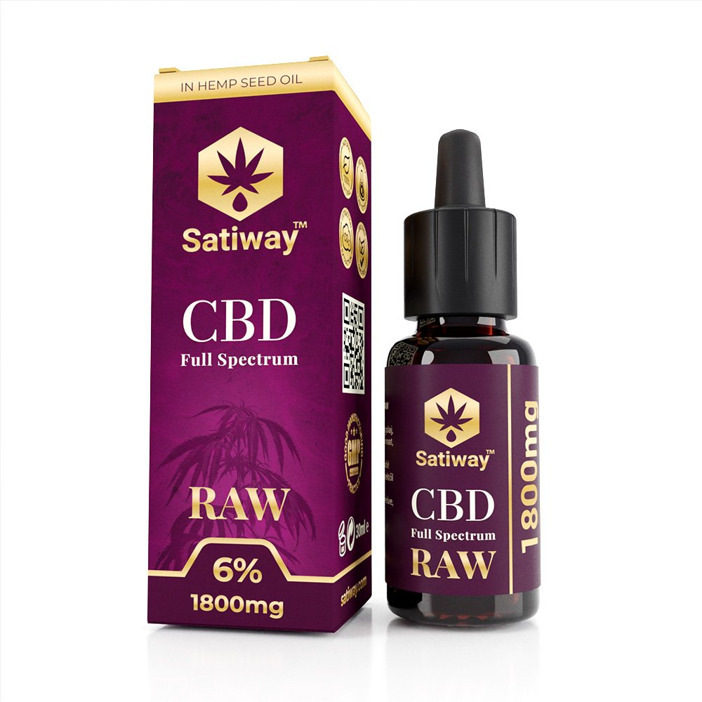 Satiway Full Spectrum Nyers CBD 6% 30ml
