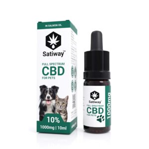 Satiway Full Spectrum PET CBD 10% Lazac Olajban