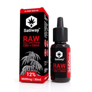 Satiway Full Spectrum Nyers CBD 12% 30ml