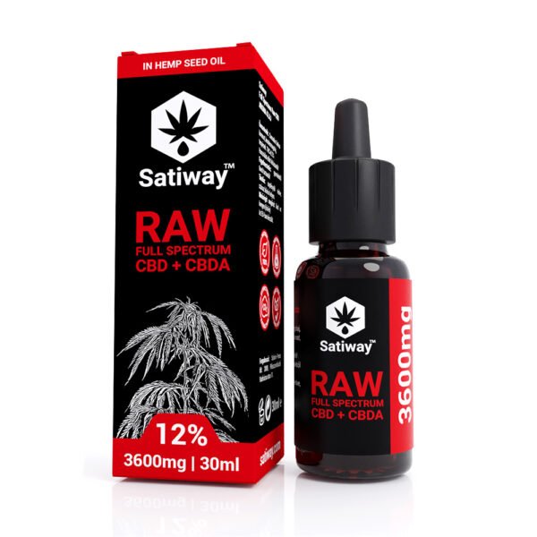 Satiway Full Spectrum Nyers CBD 12% 30ml